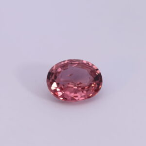 Saphir padparad.0,89 ct -855 € face